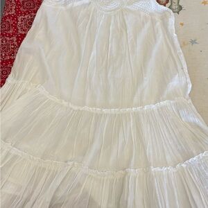 NWT Vasna 100% white cotton dress with lining. Size M